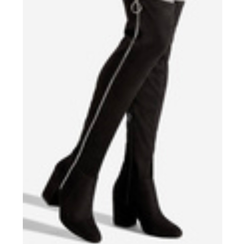 Womens over the knee heeled boot.